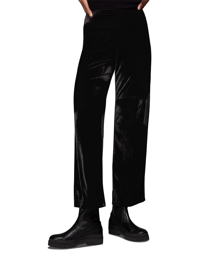 Black Velvet Full Length Trouser, WHISTLES