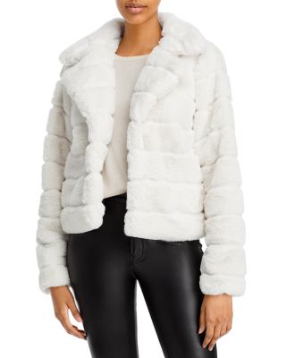 BLANKNYC Cropped Faux Fur Jacket | Bloomingdale's