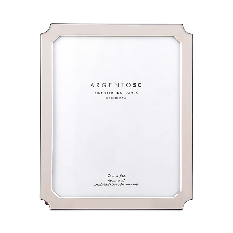 Argento Sc Edged Sterling Silver Picture Frame, 4 X 6 In Silver