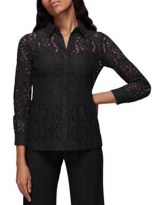 Black Lace Top - Bloomingdale's