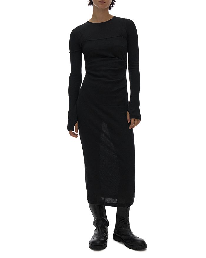 Helmut lang midi dress sale