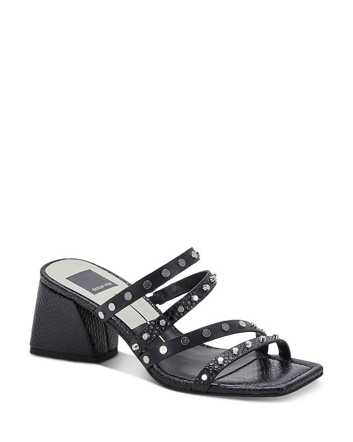 Dolce vita studded slides outlet
