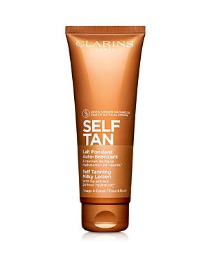 Shop Clarins Self Tanning Face & Body Milky Lotion 4.2 Oz.