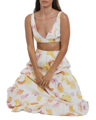 Charlie Holiday Willow Tiered Maxi Skirt | Bloomingdale's