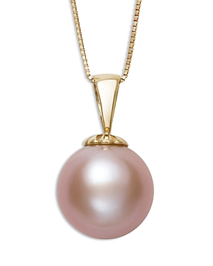 Bloomingdale's Pink Cultured Freshwater Pearl Pendant Necklace in 14K Yellow Gold, 18 - 100% Exclusi