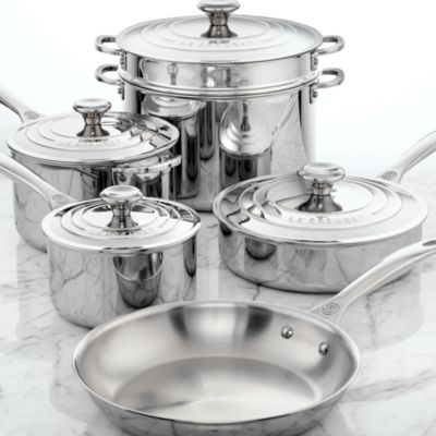 Signature Stainless Steel 10-Piece Cookware Set