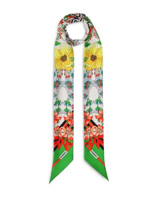 Burberry Somerset Silk Skinny Scarf Bloomingdale's