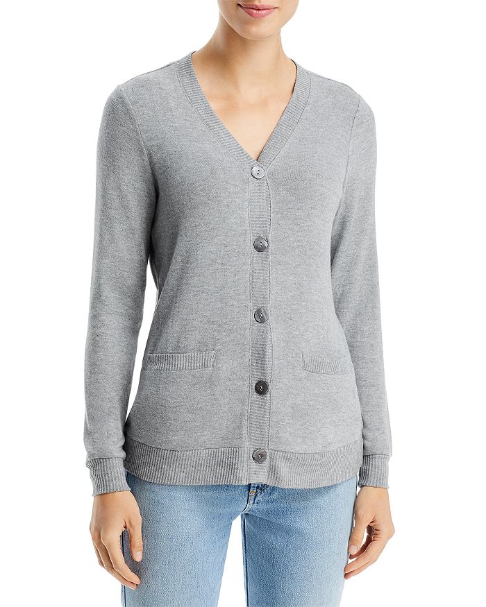 Point 3/4 Sleeve V-Neck Cardigan main image 1