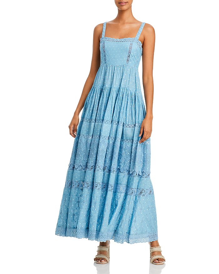Italian Blue Tile Summer Dress  Designer Dupe Dress  Mini Womens Dress  Sleeveless Blue Dress  Wedding Guest Dress  Handmade Dress
