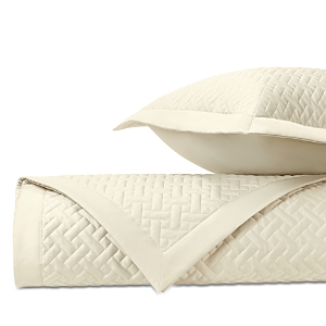 Home Treasures Basketweave Euro Quilted Shams Set In Ivory