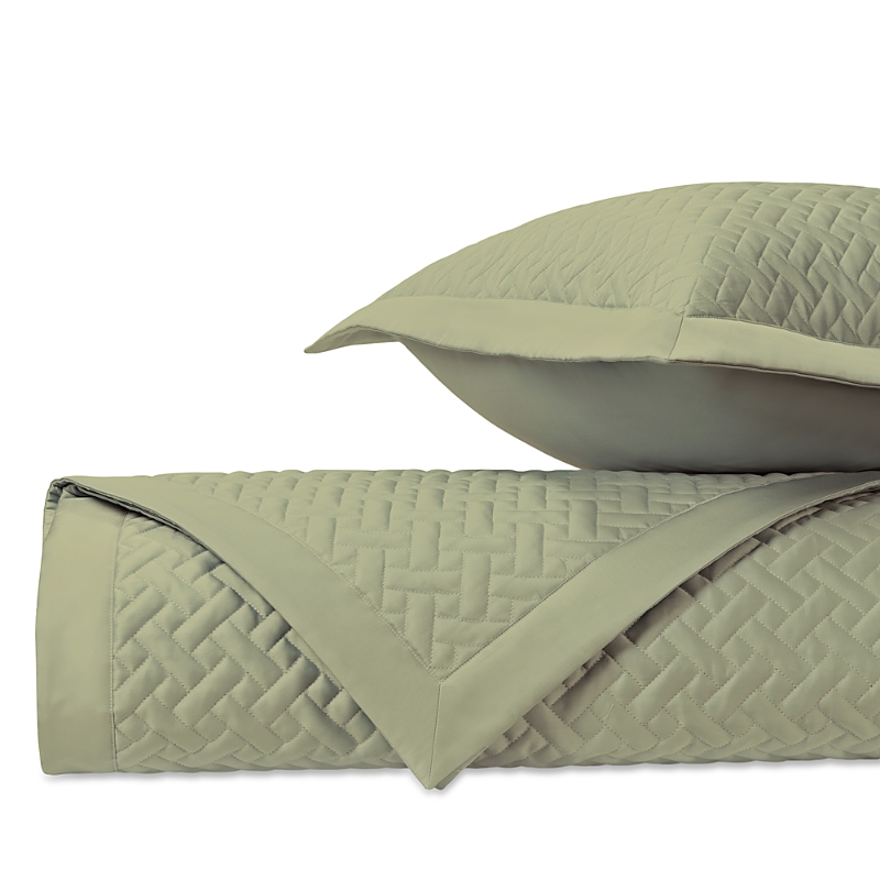 Home Treasures Basketweave Standard Quilted Sham, Pair In Piana