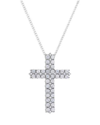 bloomingdale's diamond cross necklace