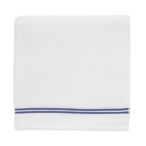 Shop Sferra Aura Bath Towel In Navy