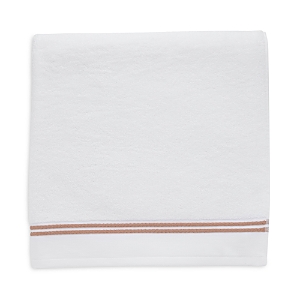 Shop Sferra Aura Bath Towel In White/copper