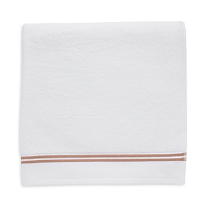 Sferra Aura Bath Sheet In White/copper