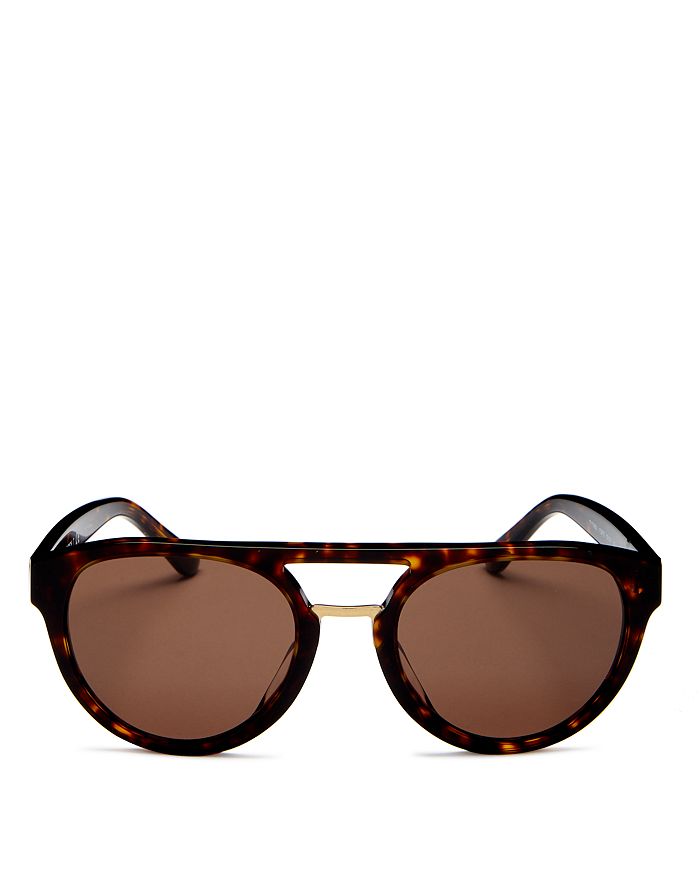 Tory burch rounded aviator sunglasses discount