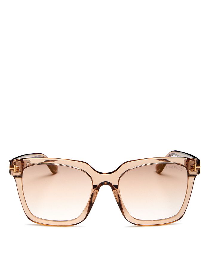 Kosciuszko Geef rechten Blauw Tom Ford Women's Selby Square Sunglasses, 54mm | Bloomingdale's