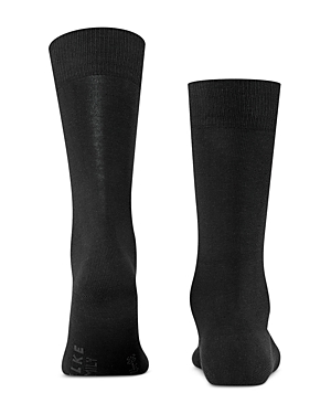 Shop Falke Family Crew Socks, Pack Of 3 In Black