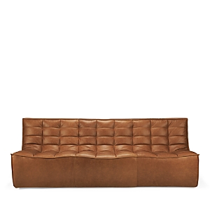 Ethnicraft N701 3 Seater Sofa In Old Saddle Leather