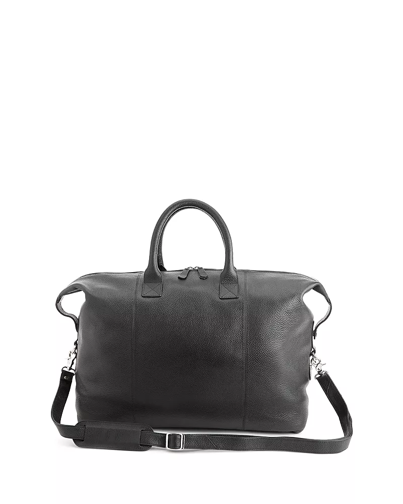 Royce New York Pebble Grain Medium Duffle Bag
