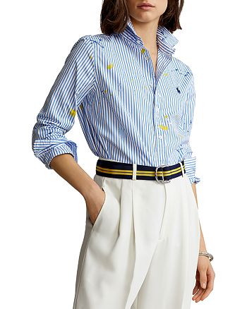Ralph Lauren Paint Splatter Button Down Shirt | Bloomingdale's