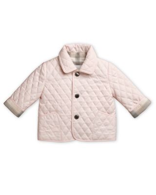 burberry baby girl quilted jacket