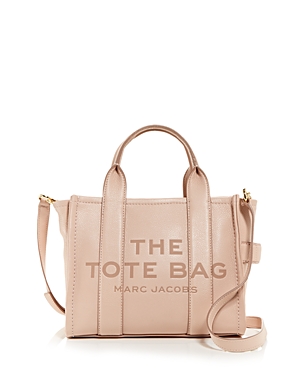 Marc Jacobs The Mini Leather Tote Bag In Rose Dust