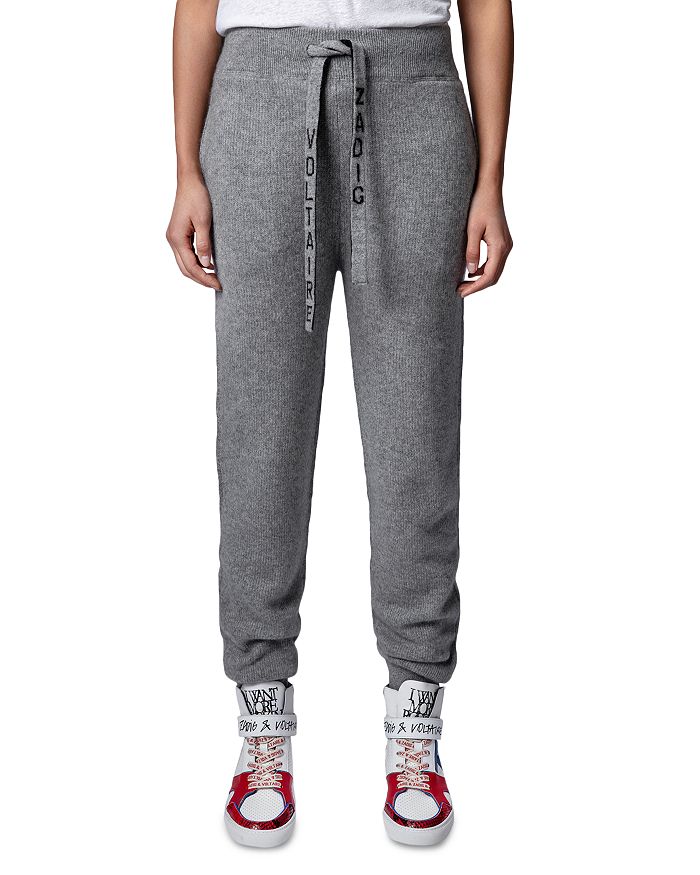 Zadig & Voltaire Steevy Cashmere Jogger Pants