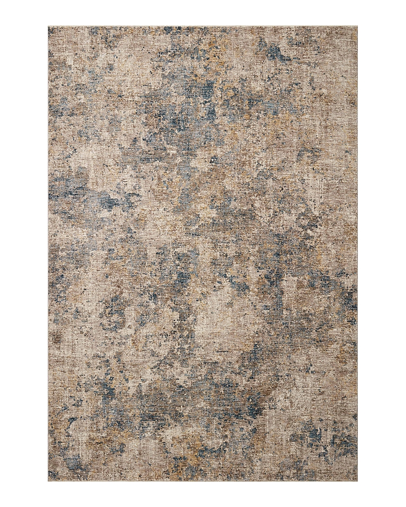 Loloi Gaia Gaa-03 Area Rug, 7'10 X 10'2 In Taupe/denim