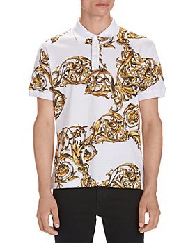Versace Jeans Couture - Garland Baroque Print Slim Fit Polo