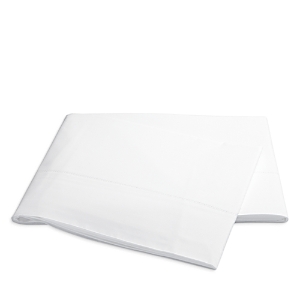 Shop Matouk Positano Hemstitch Wrinkle Free Flat Sheet, Full/queen In White