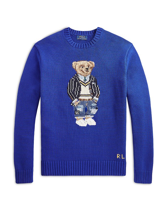 Polo Ralph Lauren Polo Bear Cotton Sweater | Bloomingdale's