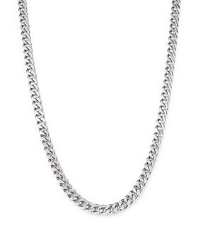 Alberto Amati - Sterling Silver Diamond Link Chain Necklace, 18"