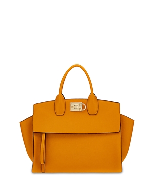 Ferragamo The Studio Bag In Olivello