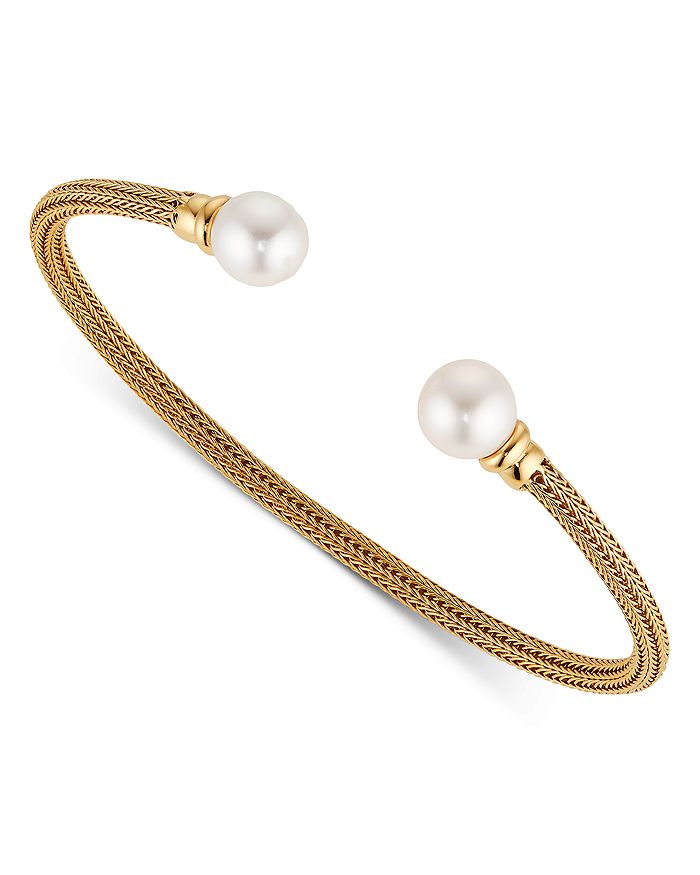 Nadri Cultured Genuine Freshwater Pearl Flex Cuff Bracelet | Bloomingdale's