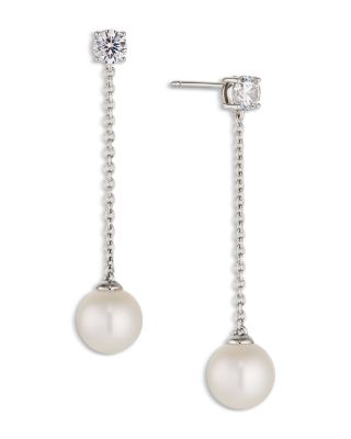 Cultured Freshwater Pearl Drop Earrings