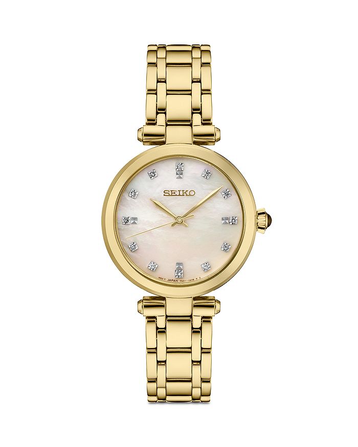 Seiko Watch Seiko Diamond Watch, 30mm | Bloomingdale's