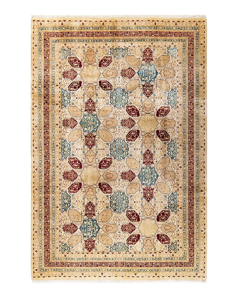 Bloomingdale's Mogul M1256 Area Rug, 6'3 X 9'3 In Ivory