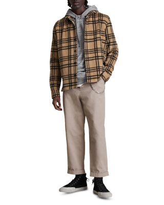 plaid flannel mens jacket