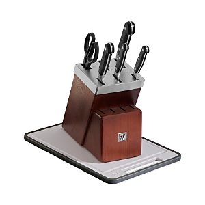 Zwilling J.a. Henckels Zwilling Pro Self-sharpening Knife Block Set, 7 Pieces