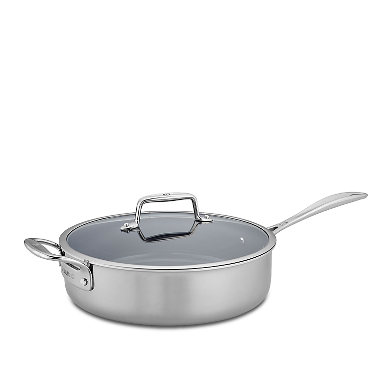 Zwilling J.a. Henckels Clad Cfx 5 Qt. Saute Pan In Silver