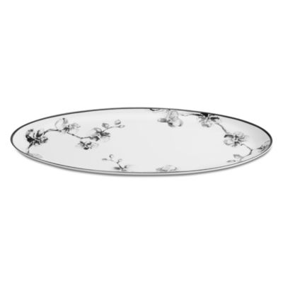 Black Orchid Serving Platter