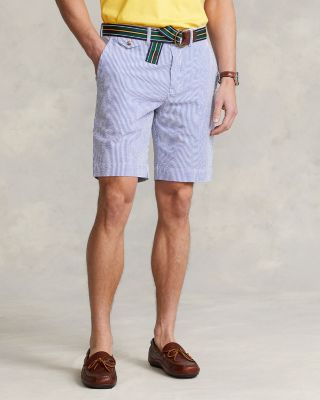 Classic Fit Stretch 9.25" Seersucker Shorts