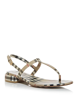 Burberry Emily Sandals In Archive Beige
