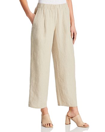 Eileen Fisher - Organic Linen Straight Leg Pants