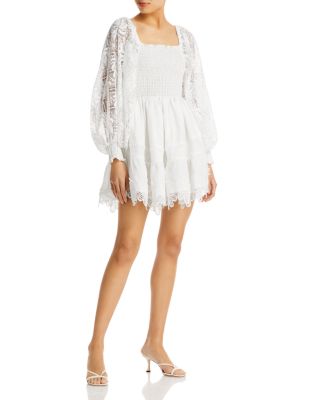 White Lace Dress - Bloomingdale's
