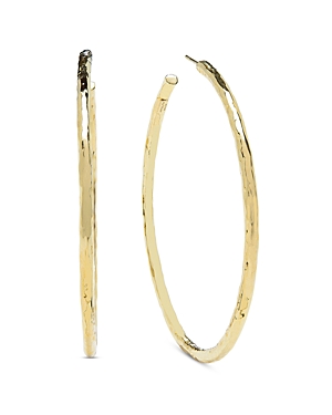 Shop Ippolita 18k Yellow Gold Classico Hammered Extra Large Hoop Earrings