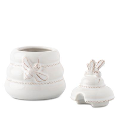 Clever Creatures Whitewash Honey Pot