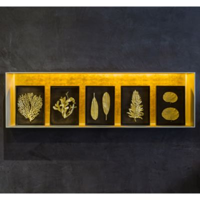 Champa Leaf Shadow Box