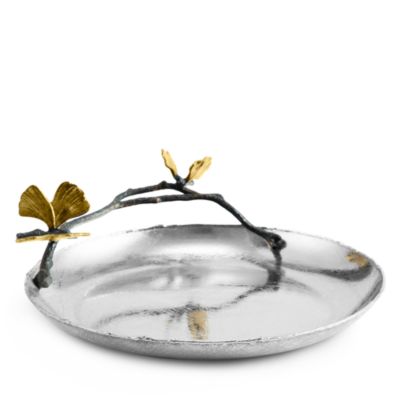 Butterfly Ginkgo Round Platter